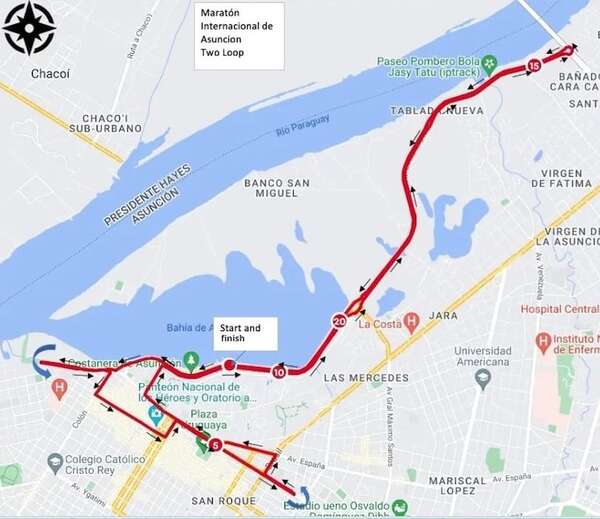Maratón Internacional de Asunción: Hasta hoy entrega de kits a los extranjeros - Polideportivo - ABC Color