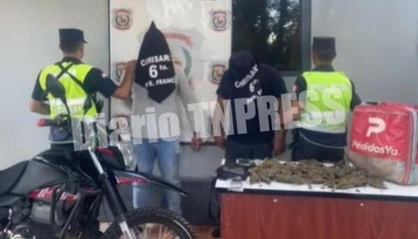 Capturan a un joven que hacía delivery de droga en Pdte. Franco – Diario TNPRESS