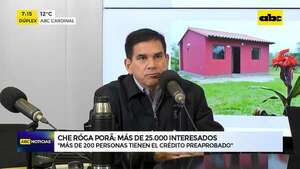 Che Róga Porã: apuntan a formalización de ingresos para acceder a créditos  - ABC Noticias - ABC Color