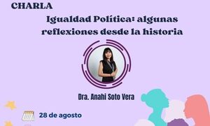 Invitan a la charla «Igualdad Política algunas reflexiones desde la historia»