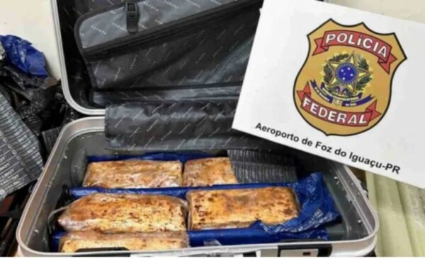 Detienen a paraguayo con 3,4 kilos de cocaína en aeropuerto de Foz