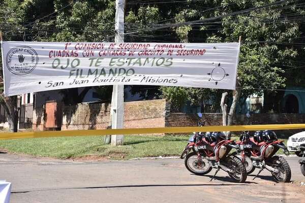 Misiones: hartos de la inseguridad, vecinos instalaron siete cámaras en su barrio - Policiales - ABC Color