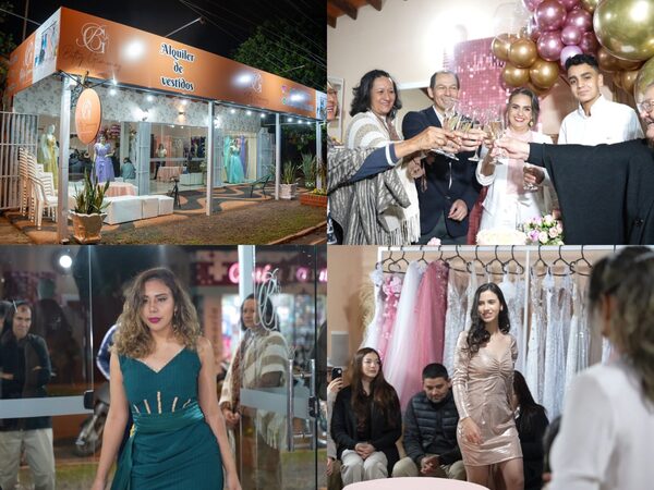 Betty Giménez abre las puertas de su nuevo Local de alquiler de vestidos en Concepción