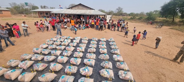 Continua provisión de alimentos a comunidades vulnerables del Chaco paraguayo - .::Agencia IP::.