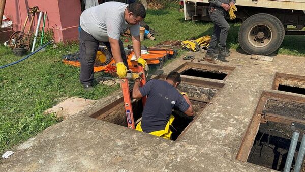 ESSAP renueva elementos de estación de bombeo en Coronel Oviedo y garantiza funcionamiento contínuo del sistema cloacal - .::Agencia IP::.