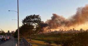 La Nación / Reportan importante incendio en la Costanera de Asunción