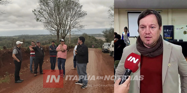 INTENDENTE DE HOHENAU CONTINÚA CON AVANCES EN OBRAS VIALES - Itapúa Noticias