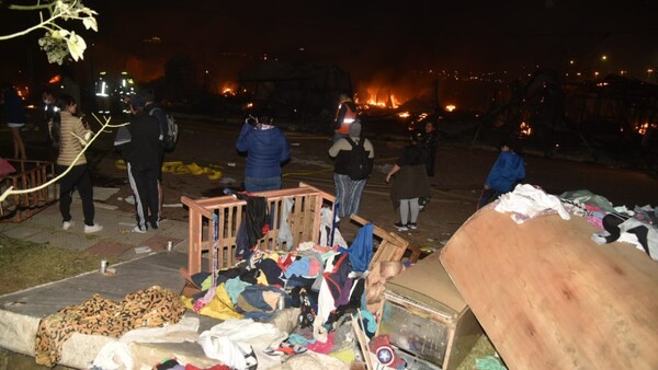 Autoridades brindarán asistencia a familias afectadas por incendio en Asunción