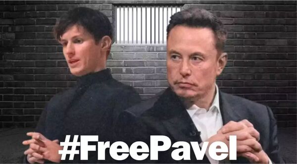 #FreePavel: Elon Musk sale en apoyo del dueño de Telegram arrestado por Macron