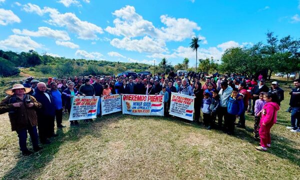 “Landy” asume compromiso para construcción de puente entre Cedrales y Minga Guazú