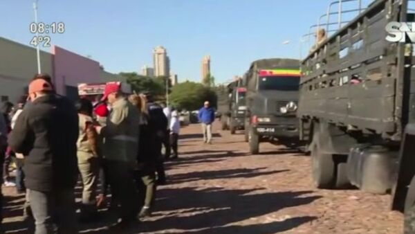 Limpieza y asistencia en zona del incendio - SNT