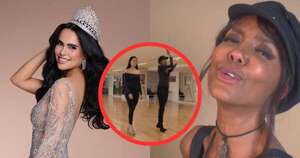 La Nación / Miss Universo Paraguay transmitió la dulzura del guaraní a su coach