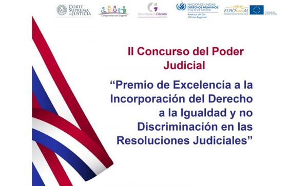II Concurso sobre incorporación del derecho a la igualdad y no discriminación en las resoluciones judiciales