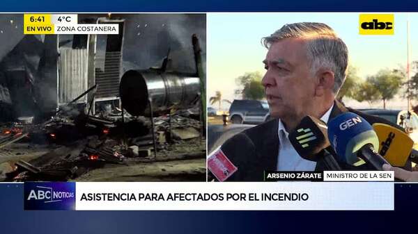 Incendio en la Costanera: inician asistencia para afectados en el lugar - ABC Noticias - ABC Color