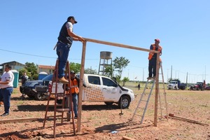 La SEN construye viviendas temporales para familias afectadas por incendio en la Chacarita - ADN Digital
