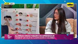 Alumnas crean tablero de aprendizaje: “Learn B” fue diseñado para mejorar la educación en niños - Ensiestados - ABC Color