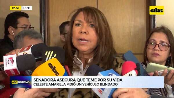 Video: Celeste Amarilla dice que teme por su vida y pide un vehículo blindado - ABC Noticias - ABC Color