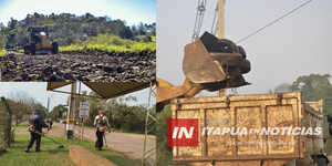CONSTANTES TRABAJOS DE LIMPIEZA Y MANTENIMIENTOS DE CALLES EN CAMBYRETÁ - Itapúa Noticias