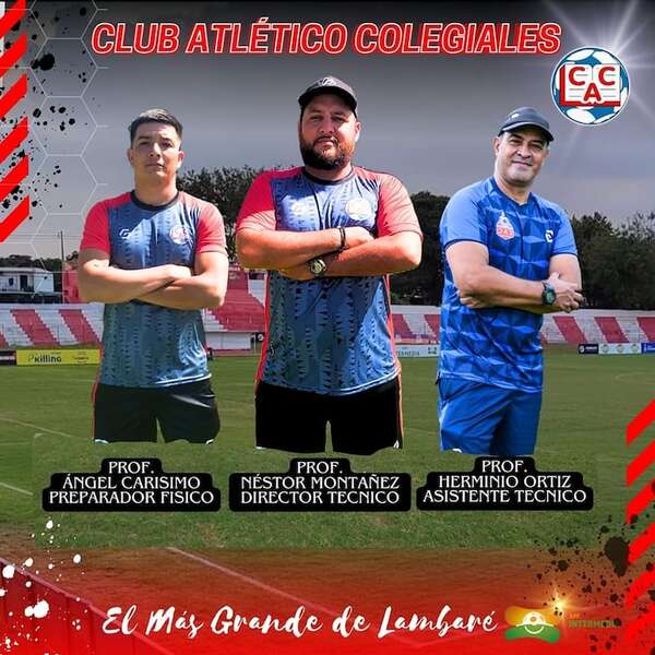 Néstor Montañez buscará el milagro con Colegiales - Fútbol de Ascenso de Paraguay - ABC Color
