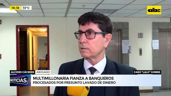Multimillonaria fianza a banqueros: procesados por presunto lavado de dinero - ABC Noticias - ABC Color