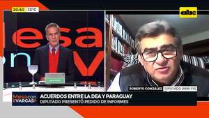 Caso “Lalo” Gomes: diputado colorado pide informes sobre acuerdos entre la DEA y Paraguay - Mesa de Periodistas - ABC Color