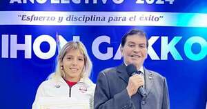 La Nación / Ofrecieron homenaje a judoka paraguaya