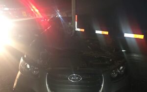 Violento múltiple accidente sobre la ruta Py 02