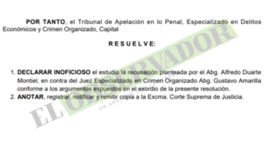 Pavo Real: Cámara declara inoficiosa la recusación a juez que ascendió a camarista