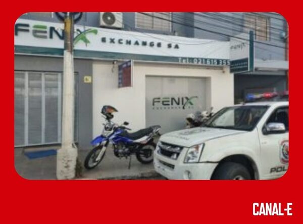 GERENTE DE SUCURSAL DE CASA DE CAMBIOS FUE VÍCTIMA DE ASALTO