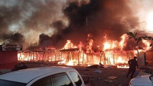 Voraz incendio en zona de Costanera Norte - Megacadena - Diario Digital