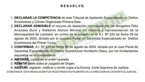 Cámara confirma libertad ambulatoria de Armando Gómez ante cumplimiento de presupuestos procesales