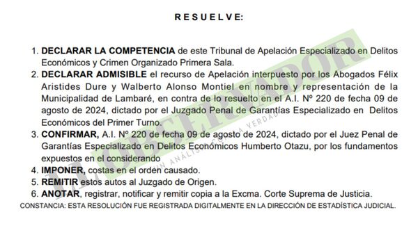 Cámara confirma libertad ambulatoria de Armando Gómez ante cumplimiento de presupuestos procesales