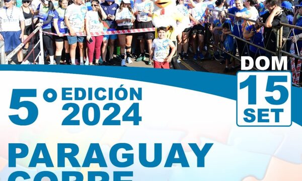 Alto Paraná corre por el autismo el 15 de setiembre