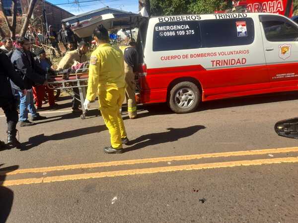 MOTOCICLISTA FALLECIÓ TRAS SINIESTRO VIAL EN TRINIDAD - Itapúa Noticias