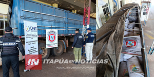 INCAUTAN CAMIÓN CON MERCANCÍA SIN DOCUMENTACIÓN - Itapúa Noticias