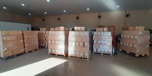 Alto Paraná recibe lote de suero fisiológico