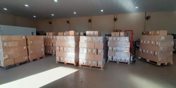Alto Paraná recibe lote de suero fisiológico