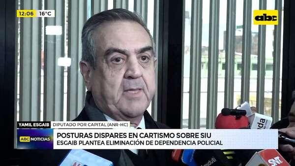 Video: Esgaib plantea eliminación de dependencia de la policía - ABC Noticias - ABC Color