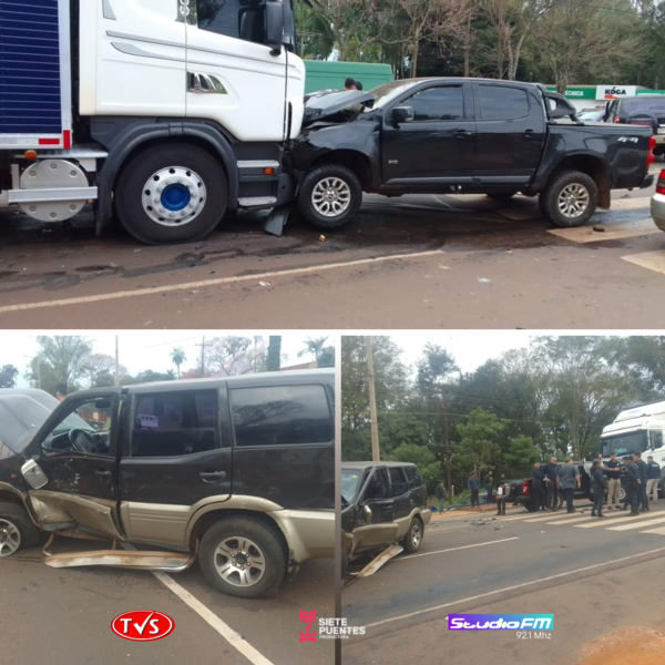 SINIESTRO VIAL EN SAN JUAN DEL PARANÁ DEJA VARIOS LESIONADOS - TVS