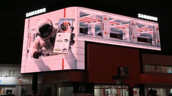 Samsung inauguró su primera pantalla DOOH en Paraguay - Unicanal
