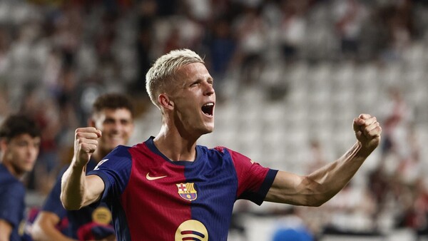 Dani Olmo sostiene el 'efecto Flick' en el Barcelona