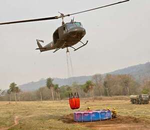 Destacan uso de donación de Estados Unidos en combate a incendios en el norte del país - Nacionales - ABC Color