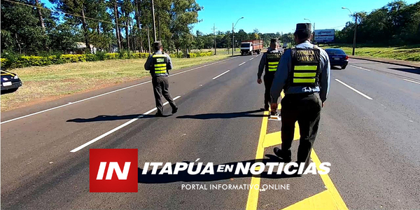 PATRULLA CAMINERA INTENSIFICA CONTROLES TRAS SEMANAS DE VARIOS ACCIDENTES - Itapúa Noticias