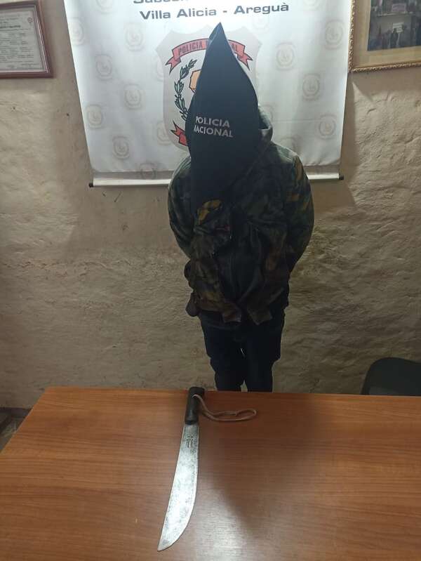 Vídeo: aprehendieron a presunto autor de varios asaltos en Areguá - Policiales - ABC Color
