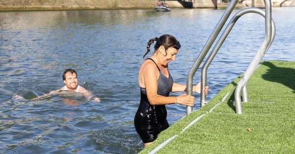 Juegos Paralímpicos: Alcaldesa de París volvió tirarse al río Sena - Polideportivo - ABC Color