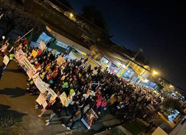 Multitudinario repudio ante muerte de niña: Movilización masiva en Coronel Bogado