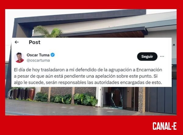 TRASLADARON AL HIJO DE LALO GÓMES A ENCARNACIÓN