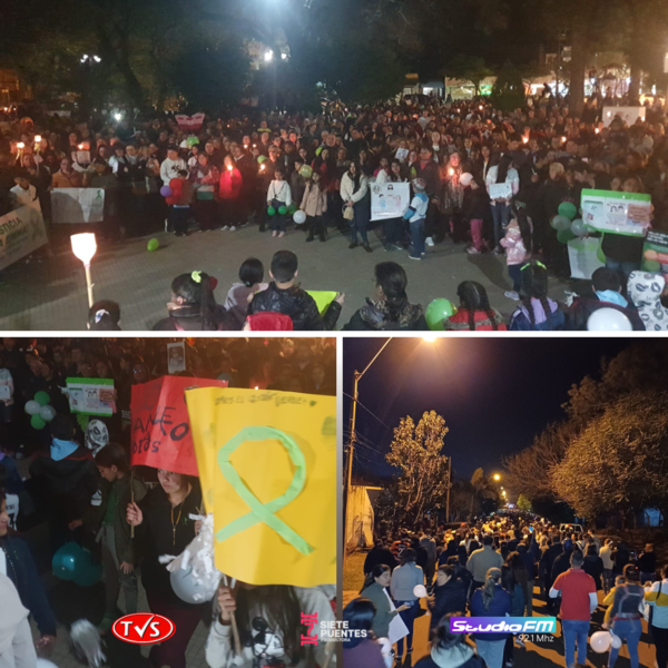 CORONEL BOGADO SE UNE EN UNA MULTITUDINARIA MARCHA EXIGIENDO JUSTICIA PARA EMMA - TVS
