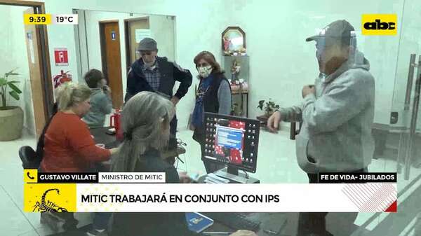 Digitalización de datos en IPS: Mitic desarrolla sistema pensando en jubilados - ABC Noticias - ABC Color