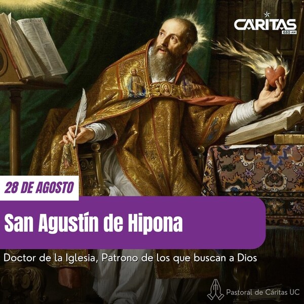 San Agustín de Hipona: Un ejemplo de que la Santidad es posible - Portal Digital Cáritas Universidad Católica